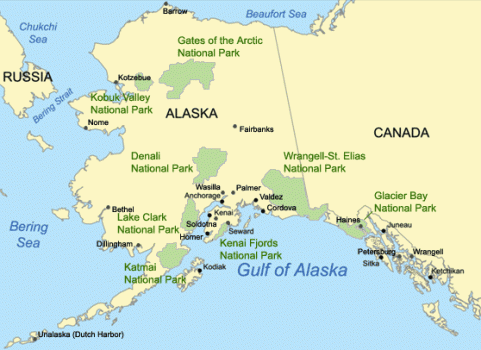 Alaska-national-parks-map